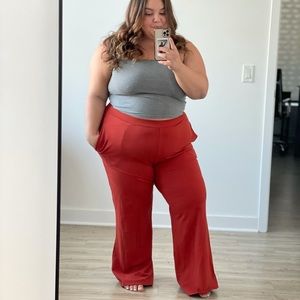 Super Soft Orange Bell Bottoms